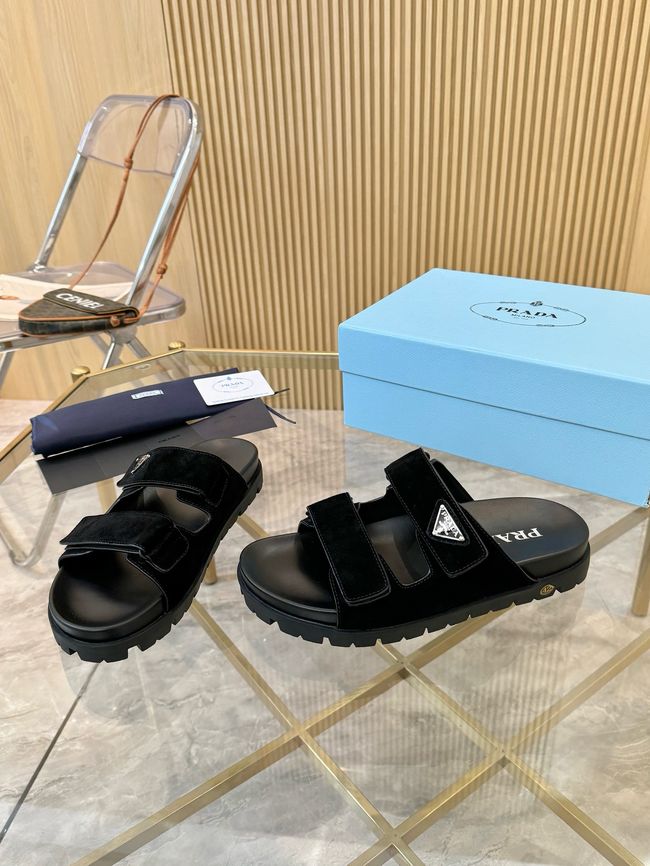 Prada Nubuck slides 1XZ794-4