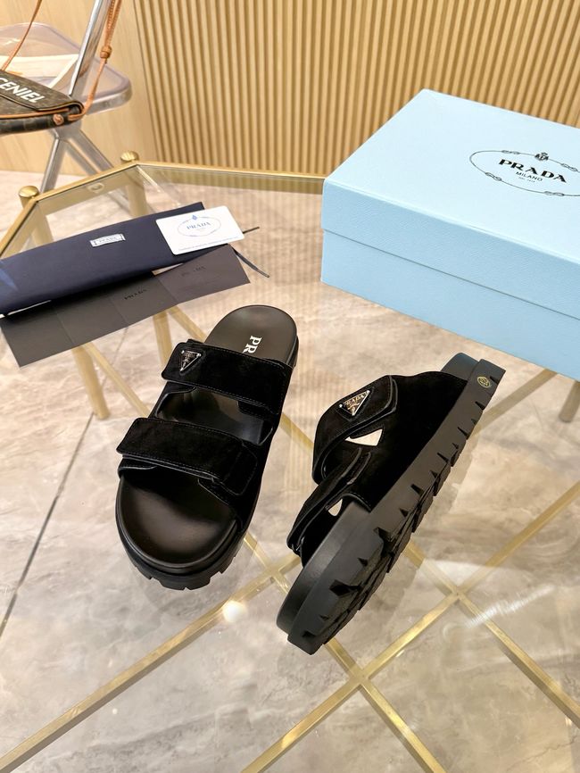 Prada Nubuck slides 1XZ794-4