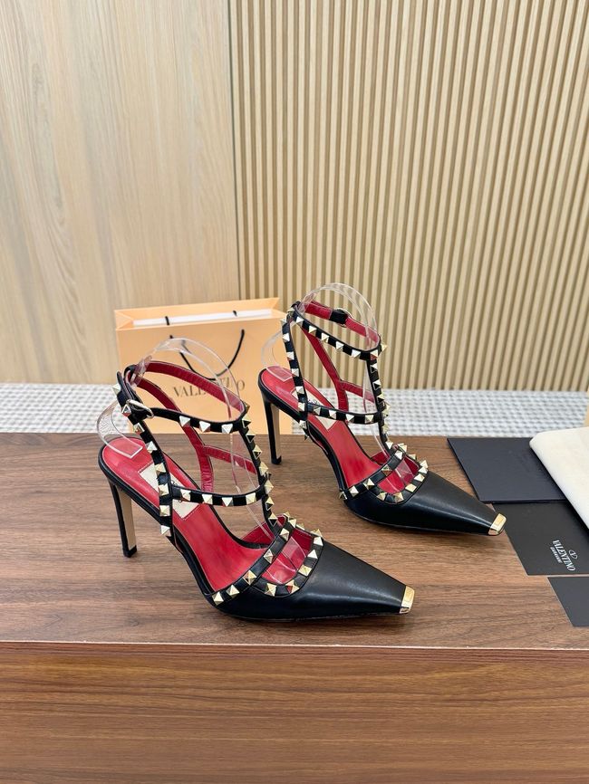Valentino ROCKSTUD lambskin high heels 10cm 65053-1