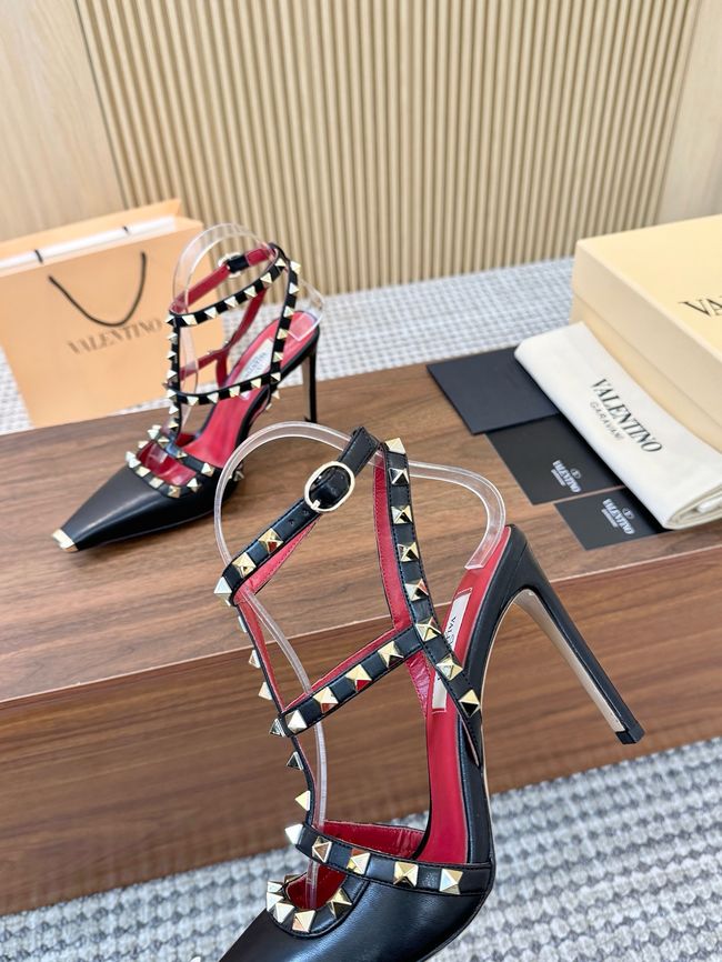 Valentino ROCKSTUD lambskin high heels 10cm 65053-1