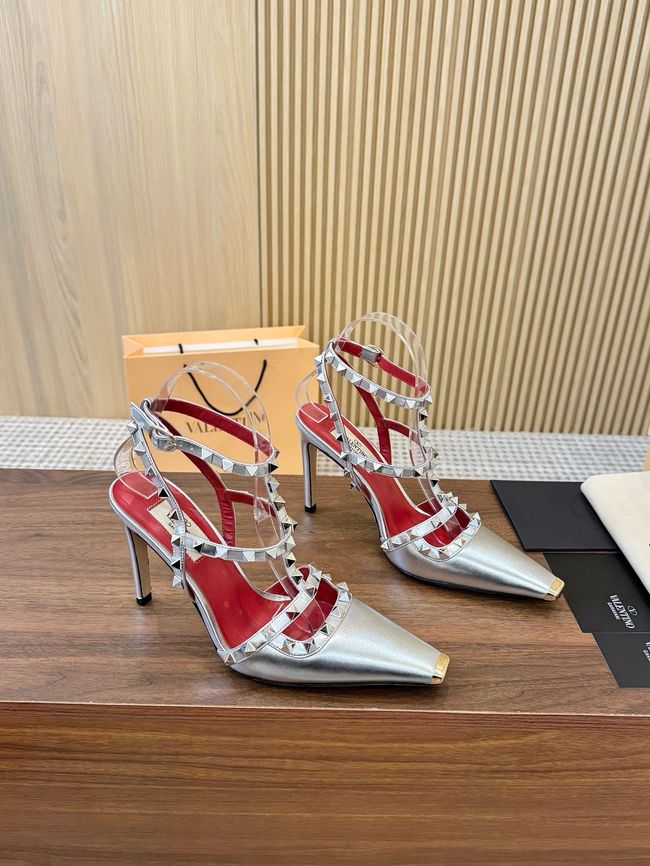 Valentino ROCKSTUD lambskin high heels 10cm 65053-5