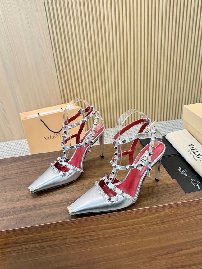Valentino ROCKSTUD lambskin high heels 10cm 65053-5
