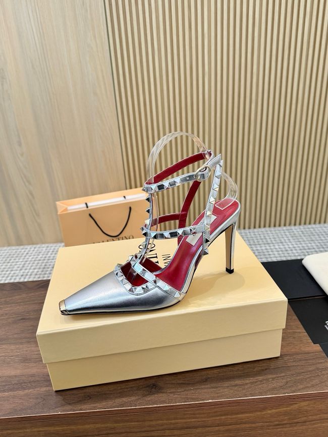 Valentino ROCKSTUD lambskin high heels 10cm 65053-5