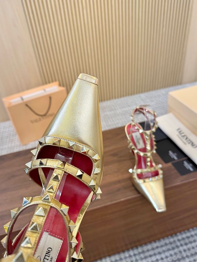 Valentino ROCKSTUD lambskin high heels 10cm 65053-9