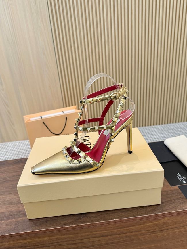 Valentino ROCKSTUD lambskin high heels 10cm 65053-9