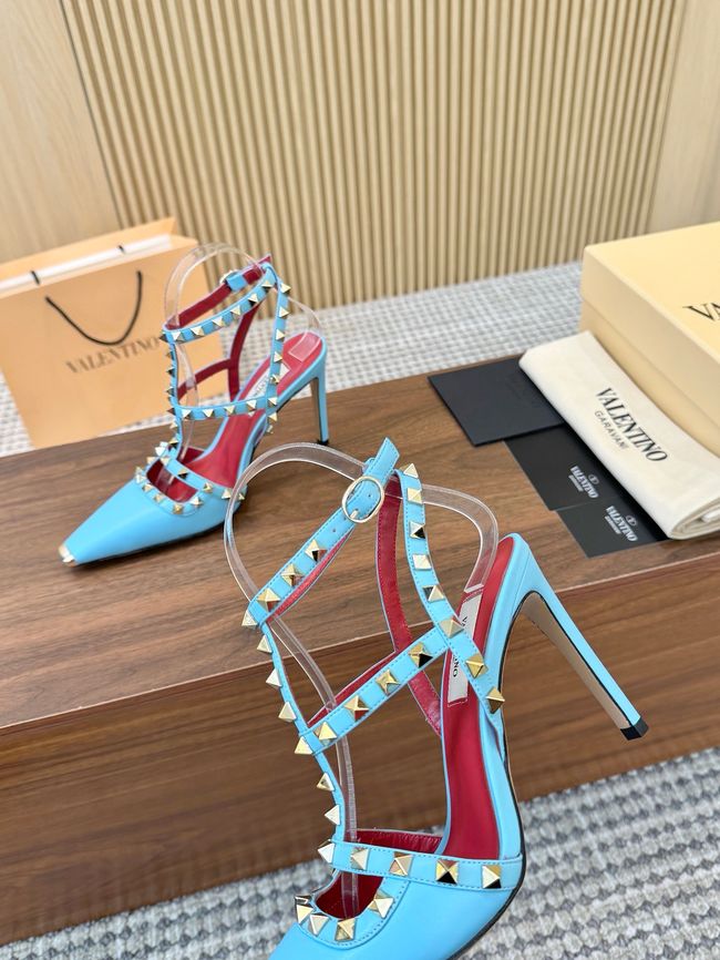 Valentino ROCKSTUD lambskin high heels 10cm 65053-6