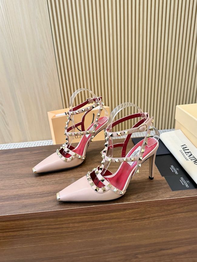Valentino ROCKSTUD lambskin high heels 10cm 65053-8