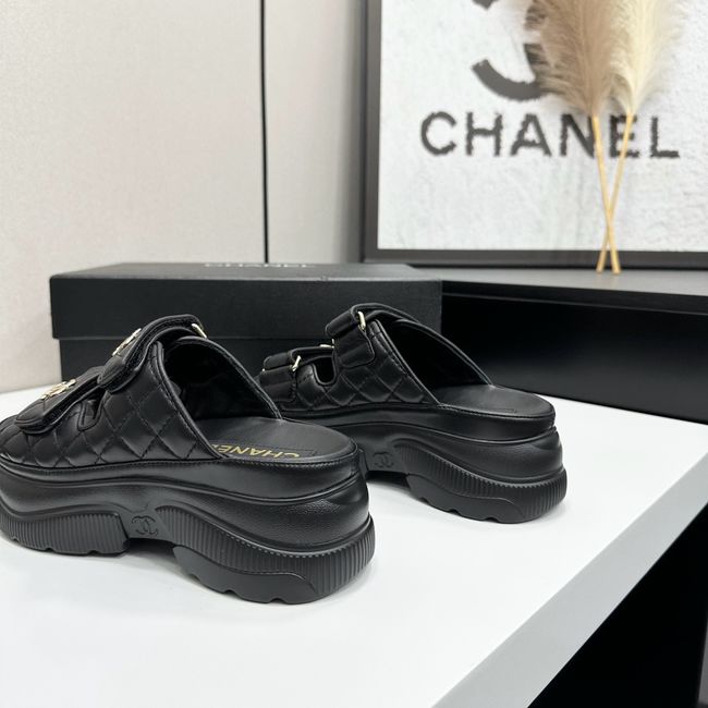 Chanel Lambskin Mules 65065-1