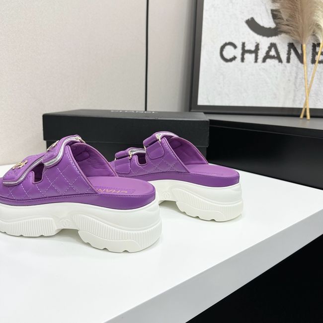 Chanel Lambskin Mules 65065-6