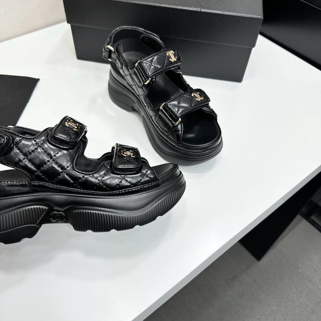 Chanel Lambskin Sandals 65066-3