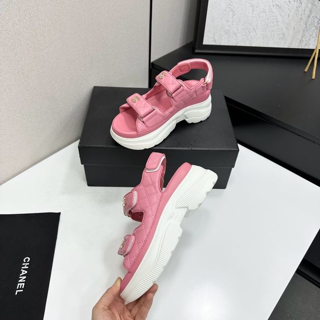 Chanel Lambskin Sandals 65066-5