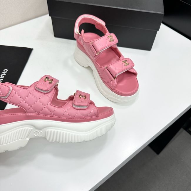 Chanel Lambskin Sandals 65066-5