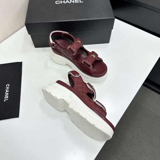 Chanel Lambskin Sandals 65066-6