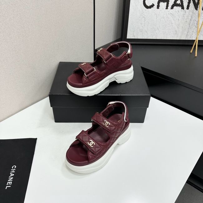 Chanel Lambskin Sandals 65066-6