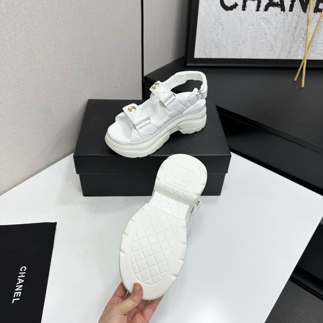 Chanel Lambskin Sandals 65066-7
