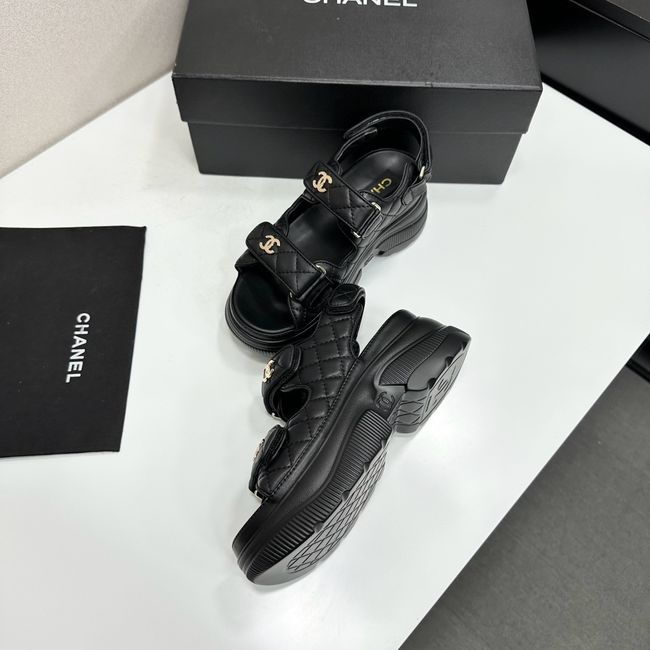 Chanel Lambskin Sandals 65066-8