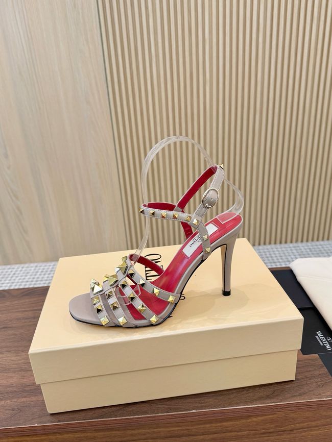 Valentino ROCKSTUD lambskin sandal 9CM 65077-11