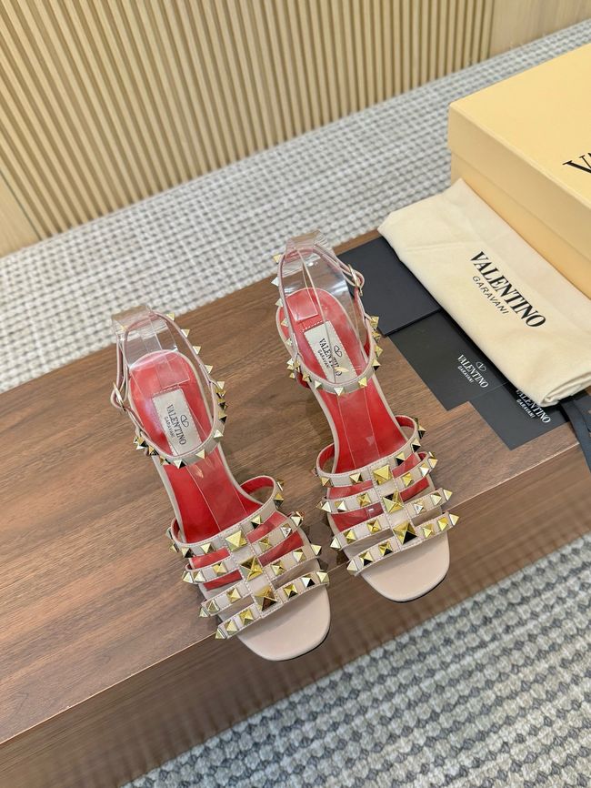 Valentino ROCKSTUD lambskin sandal 9CM 65077-11
