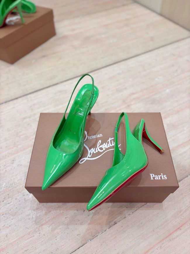 Christian Louboutin Slingbacks Lambskin 8.5CM 65078-11