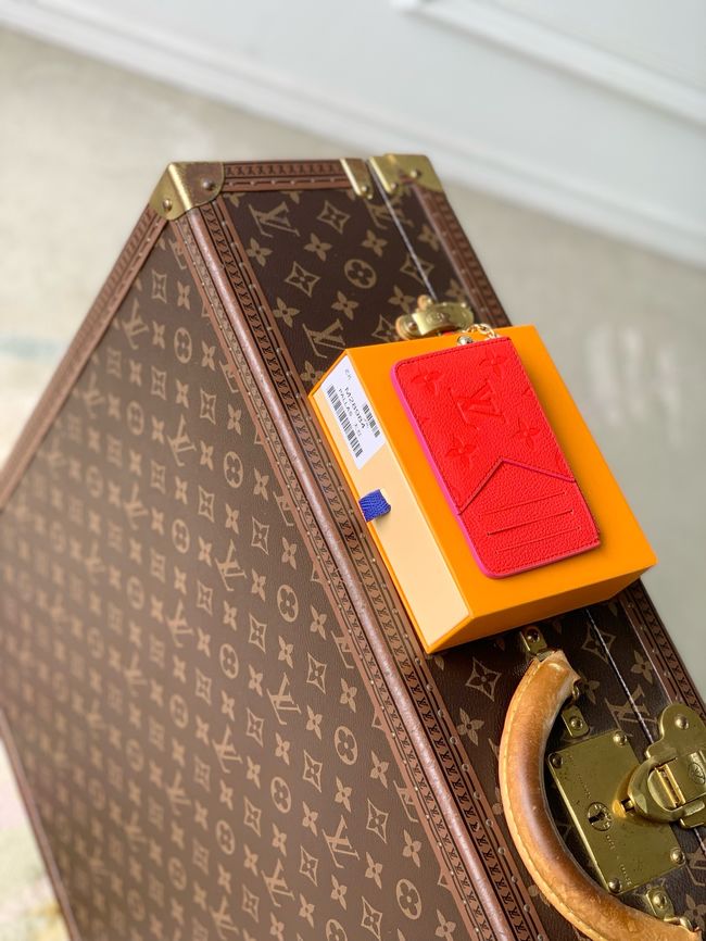 Louis Vuitton Romy Card Holder M28984 Blood Orange Louis Vuitton Romy Card Holder M28984 Blood Orange