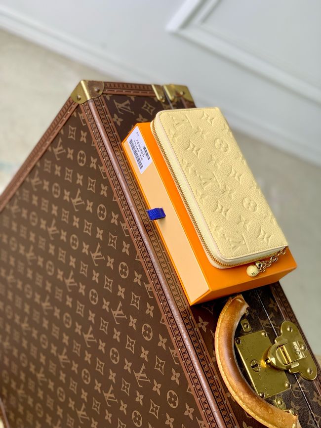 Louis Vuitton Zippy Wallet M28969 light yellow Louis Vuitton Zippy Wallet M28969 light yellow