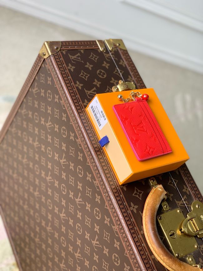 Louis Vuitton Charms Card Holder M28994 Blood Orange Louis Vuitton Charms Card Holder M28994 Blood Orange