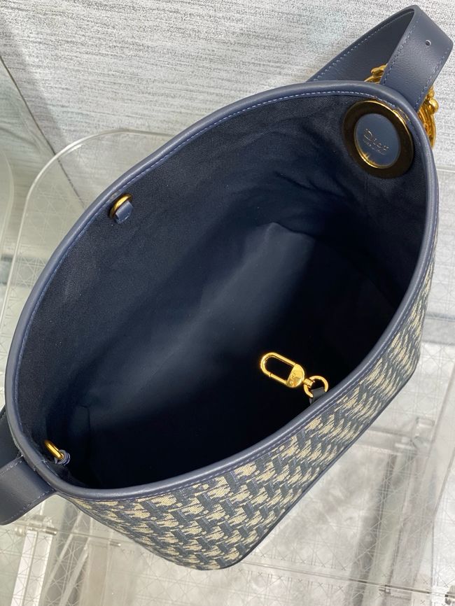 Dior Medium Bag Blue Dior Oblique Jacquard 5843 Dior Medium Bag Blue Dior Oblique Jacquard 5843