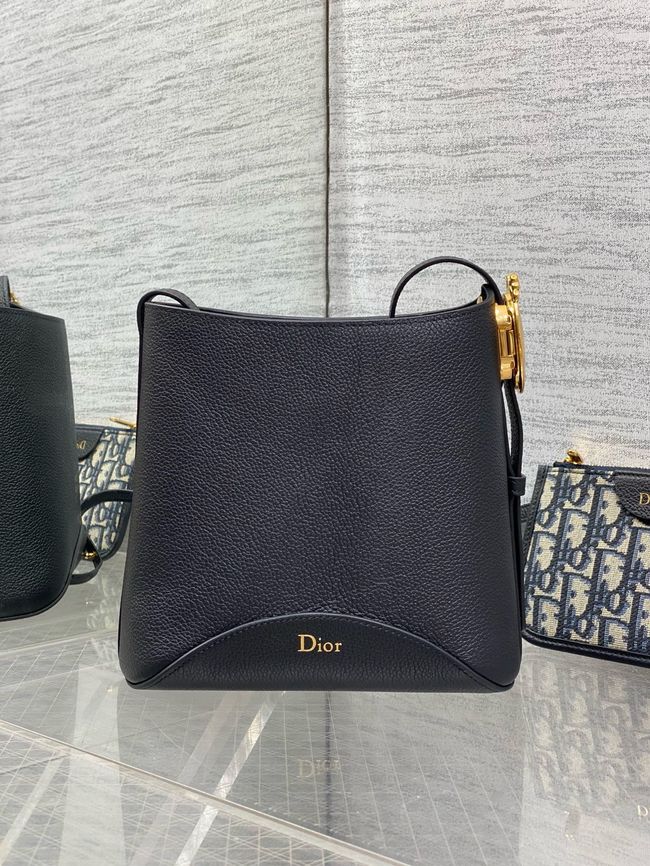Dior samll Bag Grained Calfskin 5842 black Dior samll Bag Grained Calfskin 5842 black
