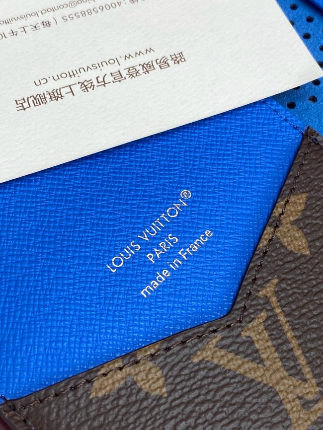 Louis Vuitton Passport Cover M29285 blue Louis Vuitton Passport Cover M29285 blue