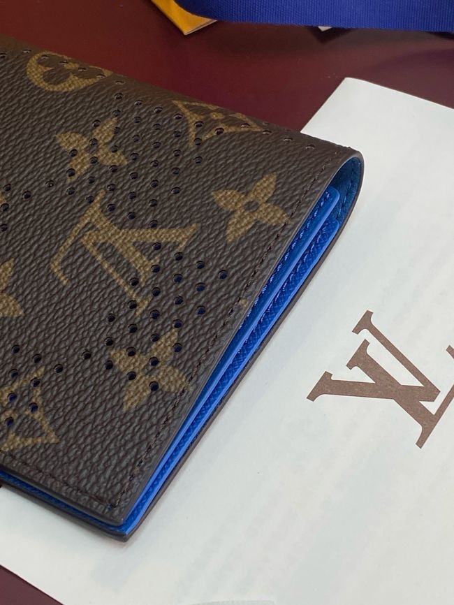 Louis Vuitton Passport Cover M29285 blue Louis Vuitton Passport Cover M29285 blue