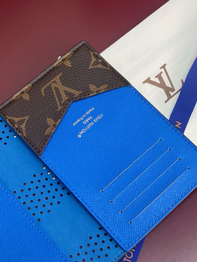 Louis Vuitton Passport Cover M29285 blue Louis Vuitton Passport Cover M29285 blue