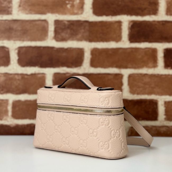 GUCCI GG EMBLEM SUPER MINI BAG 815949 pink GUCCI GG EMBLEM SUPER MINI BAG 815949 pink
