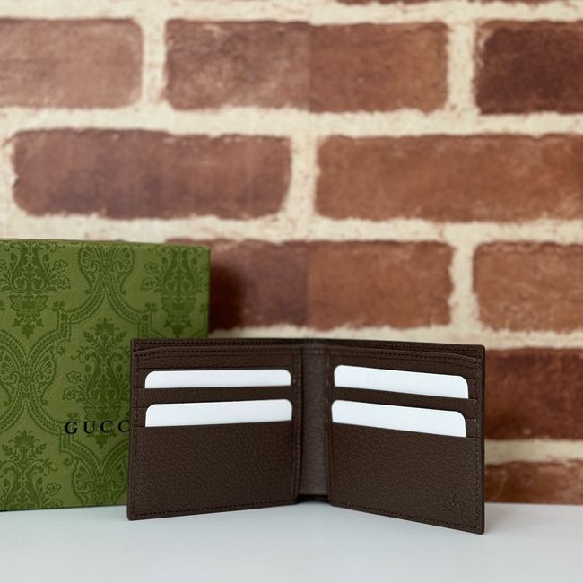 Gucci Dusty interior GG bi-fold wallet 768243 brown Gucci Dusty interior GG bi-fold wallet 768243 brown