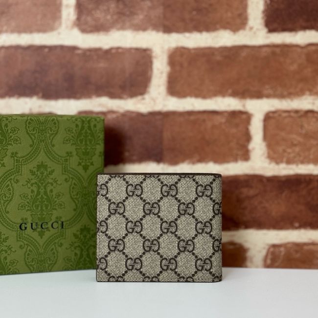 Gucci Dusty interior GG bi-fold wallet 768243 brown Gucci Dusty interior GG bi-fold wallet 768243 brown