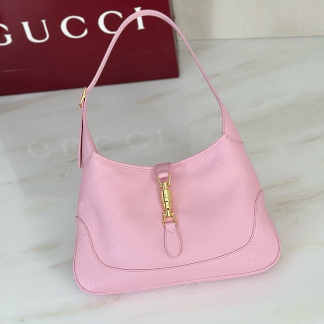 Gucci Jackie 1961 medium shoulder bag nappa leather 863136 pink Gucci Jackie 1961 medium shoulder bag nappa leather 863136 pink
