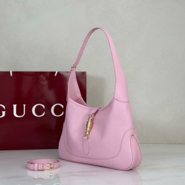 Gucci Jackie 1961 medium shoulder bag nappa leather 863136 pink Gucci Jackie 1961 medium shoulder bag nappa leather 863136 pink