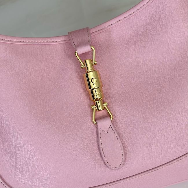 Gucci Jackie 1961 medium shoulder bag nappa leather 863136 pink Gucci Jackie 1961 medium shoulder bag nappa leather 863136 pink