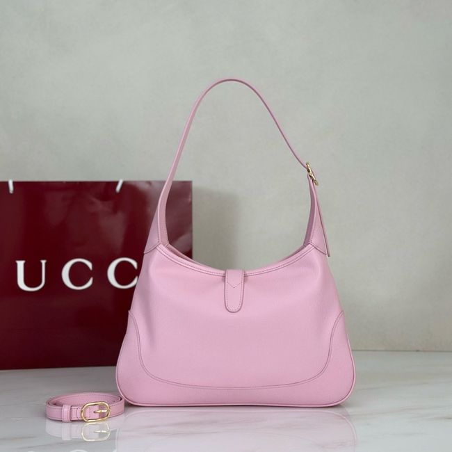 Gucci Jackie 1961 medium shoulder bag nappa leather 863136 pink Gucci Jackie 1961 medium shoulder bag nappa leather 863136 pink