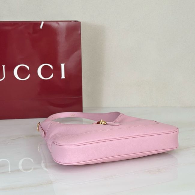 Gucci Jackie 1961 medium shoulder bag nappa leather 863136 pink Gucci Jackie 1961 medium shoulder bag nappa leather 863136 pink