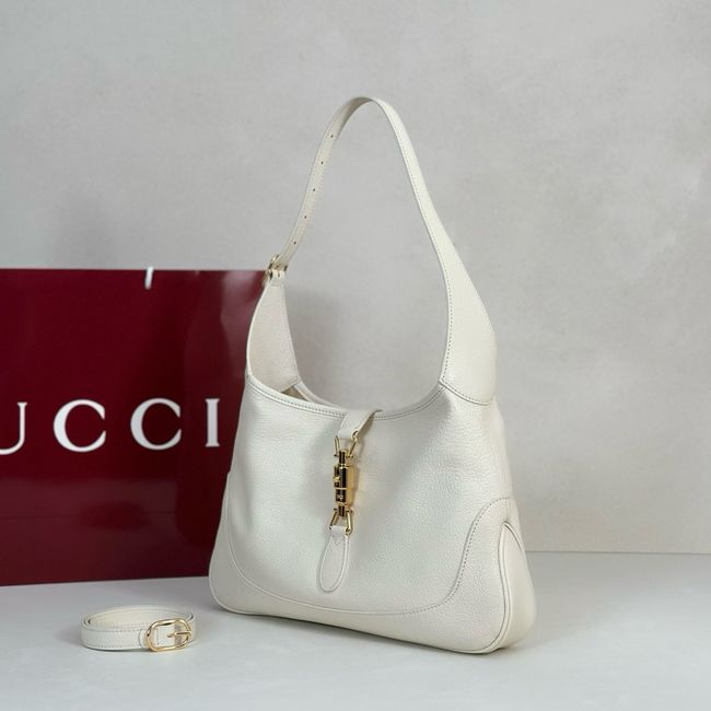 Gucci Jackie 1961 medium shoulder bag nappa leather 863136 white Gucci Jackie 1961 medium shoulder bag nappa leather 863136 white