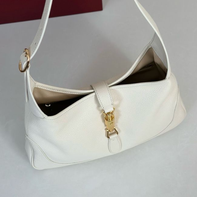 Gucci Jackie 1961 medium shoulder bag nappa leather 863136 white Gucci Jackie 1961 medium shoulder bag nappa leather 863136 white