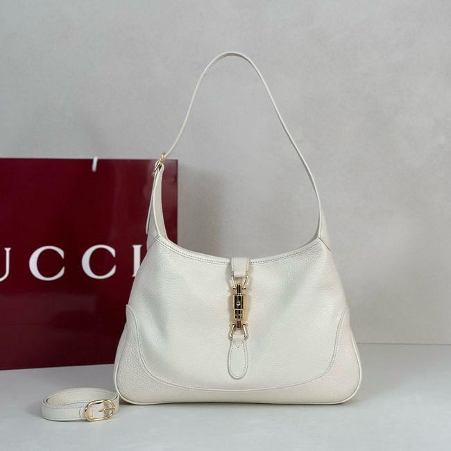 Gucci Jackie 1961 medium shoulder bag nappa leather 863136 white Gucci Jackie 1961 medium shoulder bag nappa leather 863136 white