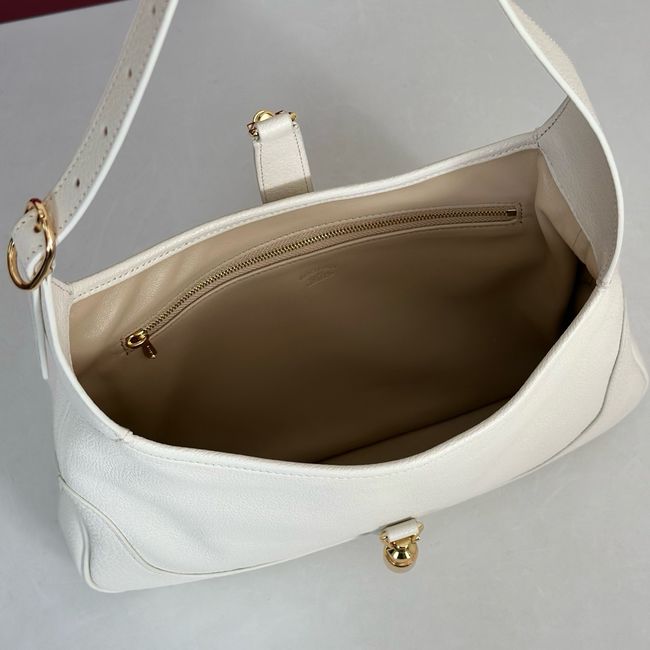 Gucci Jackie 1961 medium shoulder bag nappa leather 863136 white Gucci Jackie 1961 medium shoulder bag nappa leather 863136 white