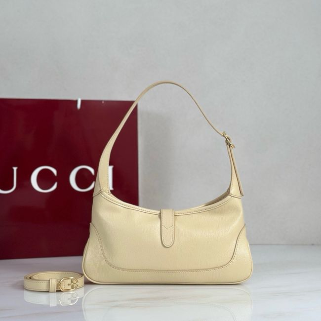 Gucci Jackie Slim medium shoulder bag 863137 light yellow Gucci Jackie Slim medium shoulder bag 863137 light yellow