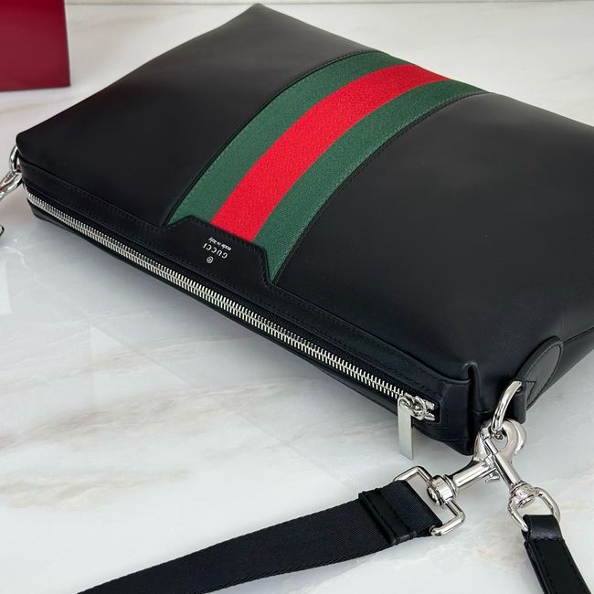 Gucci crossbody bag Mega Web Trademark medium crossbody bag A002KX black Gucci crossbody bag Mega Web Trademark medium crossbody bag A002KX black