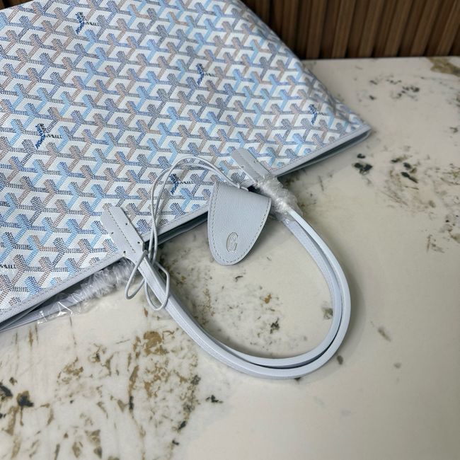 Goyard Goyardine canvas & Chevroches calfskin CL08P LIGHT BLUE