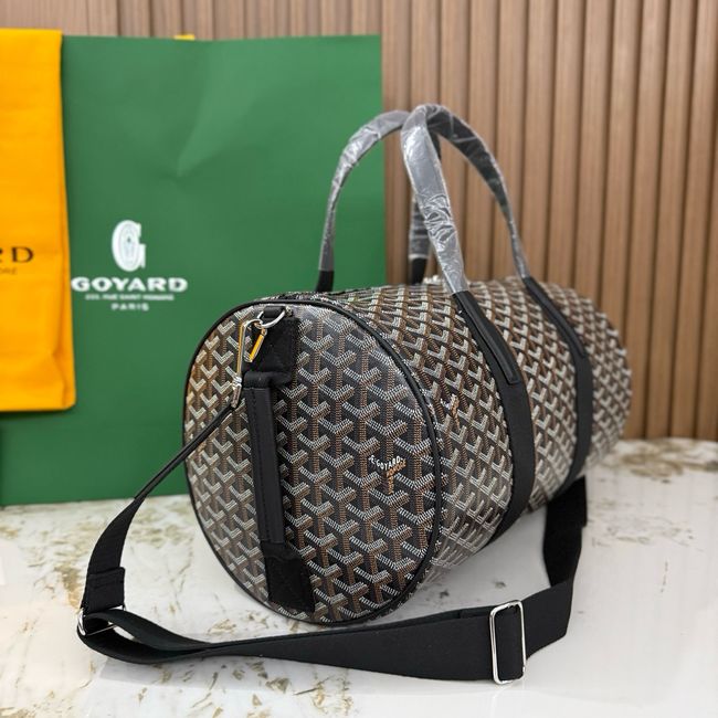 Goyard Goyardine canvas & Chevroches calfskin CL10P black Goyard Goyardine canvas & Chevroches calfskin CL10P black
