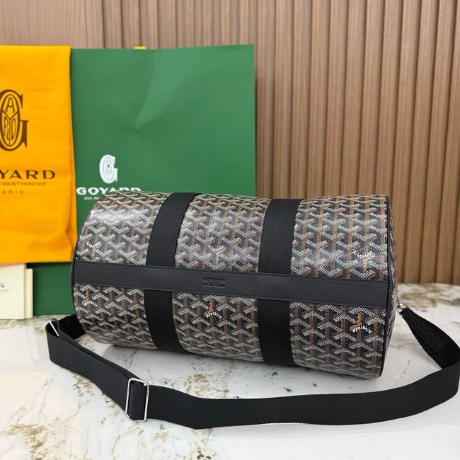 Goyard Goyardine canvas & Chevroches calfskin CL10P black Goyard Goyardine canvas & Chevroches calfskin CL10P black