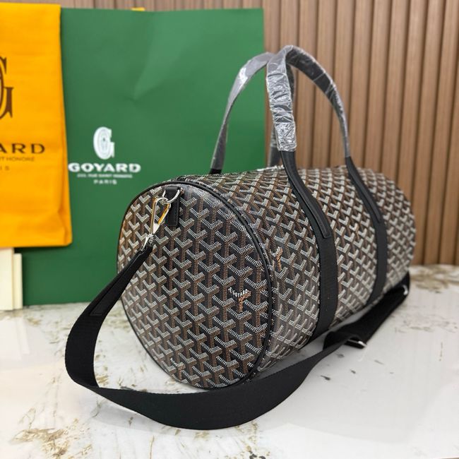 Goyard Goyardine canvas & Chevroches calfskin CL10P black Goyard Goyardine canvas & Chevroches calfskin CL10P black