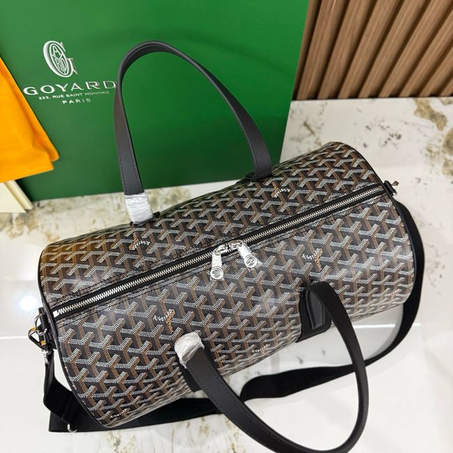 Goyard Goyardine canvas & Chevroches calfskin CL10P black Goyard Goyardine canvas & Chevroches calfskin CL10P black